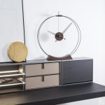 table top design fiberglass clock
